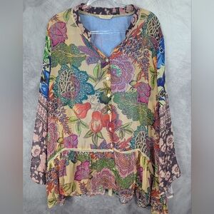 Floral Multicolor Women's Top